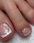 Floral Toe Nails