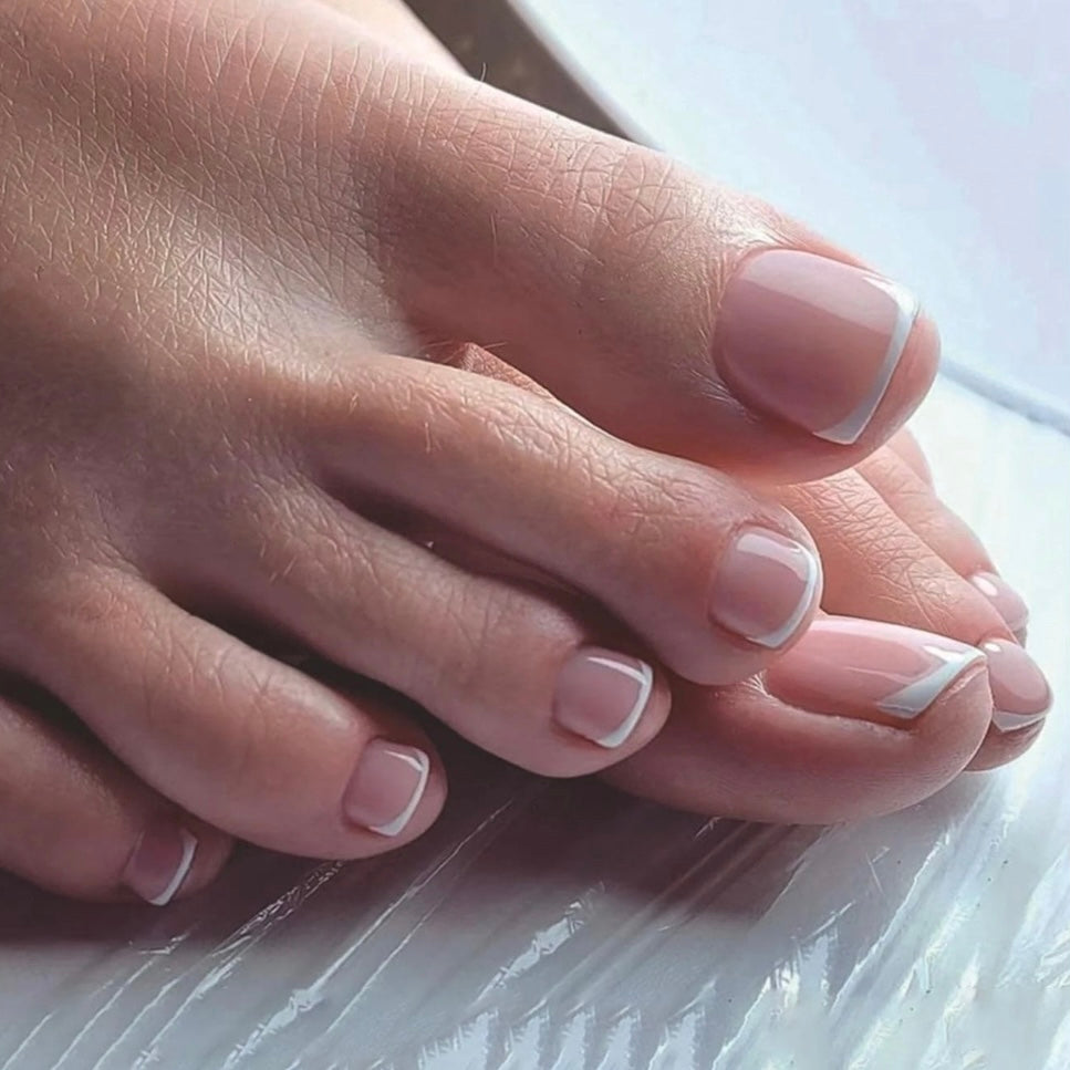 French Toe Nails